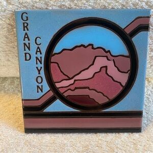 Vintage Fiesta Tiles Grand Canyon Decorative Tile Purple Blue